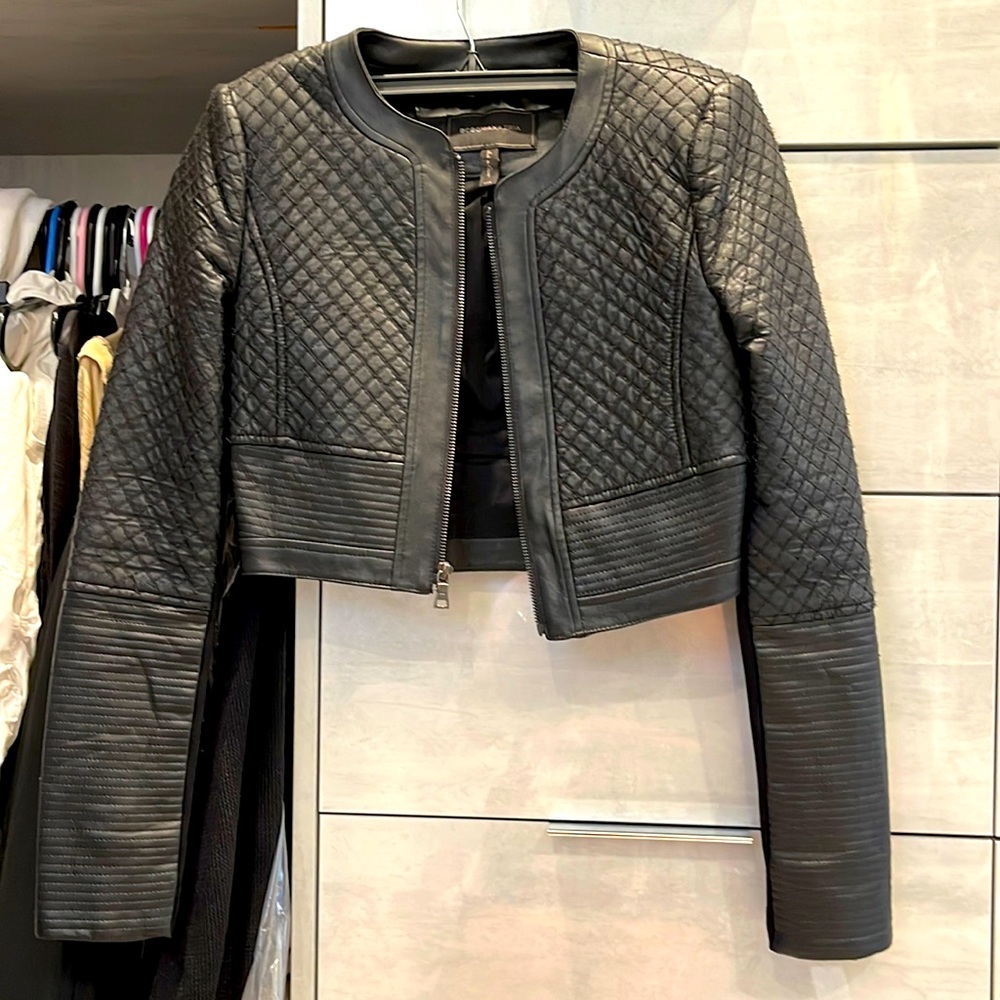 Faux leather BCBG Maxazria jacket